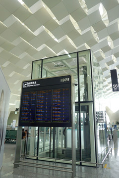 深圳机场LED航班信息栏