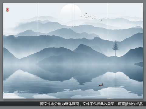 玄关山水画