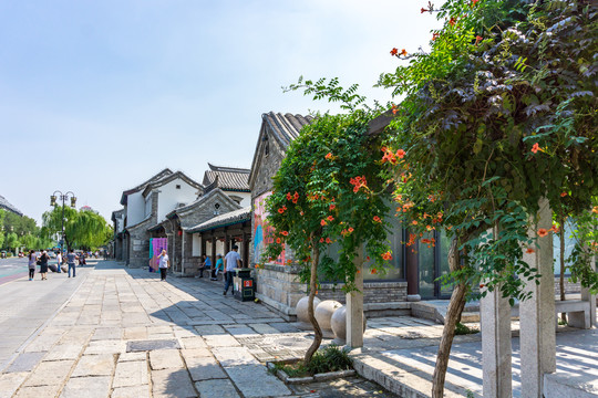 济南城市道路街景