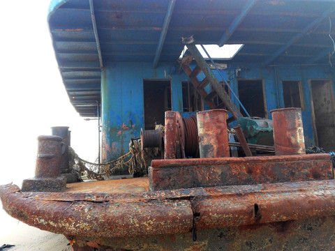 旧船渔船