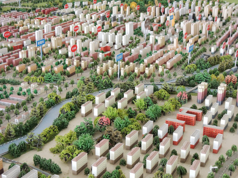 城市规划沙盘模型