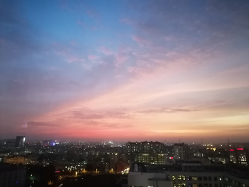 广州夕阳美景