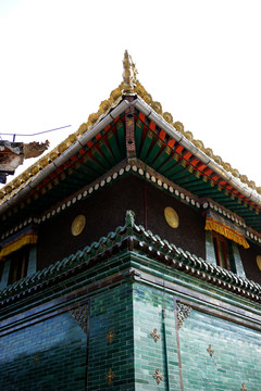 塔尔寺古建筑摄影