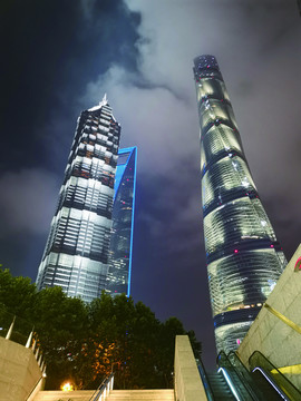 上海中心大厦夜景