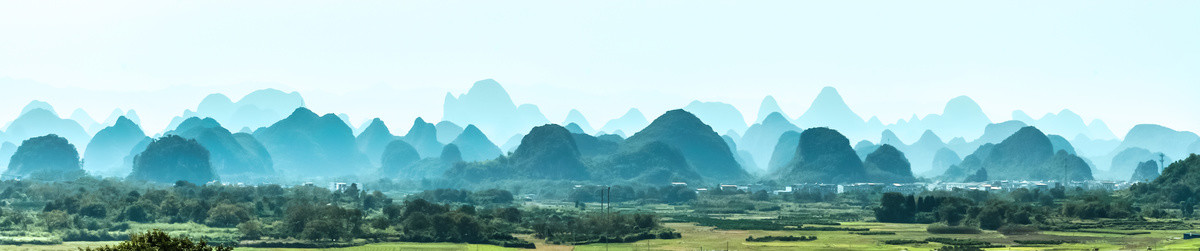 桂林山水喀斯特风景画装饰画