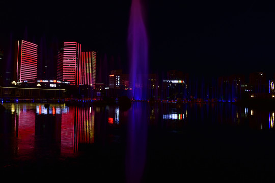 光影喷泉