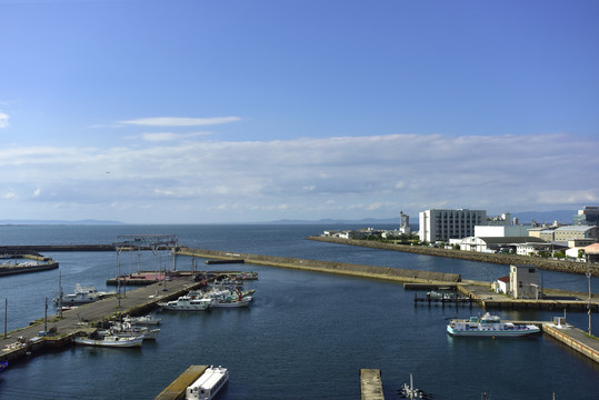 日本大阪的海湾码头