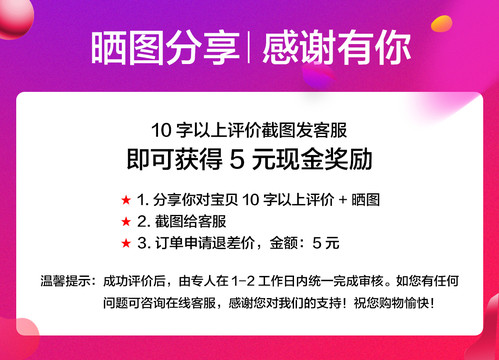 晒图分享感谢有你海报活动图