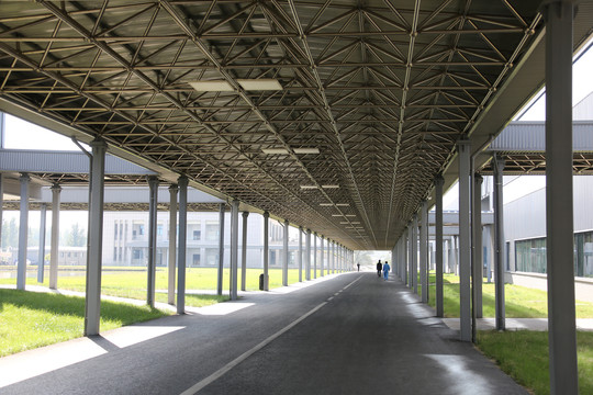 钢架结构走廊