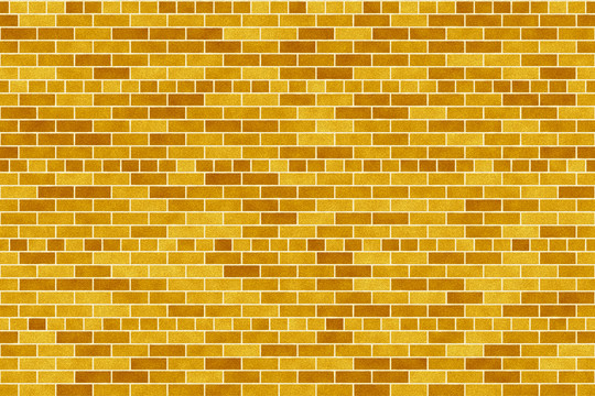 金色砖墙底纹