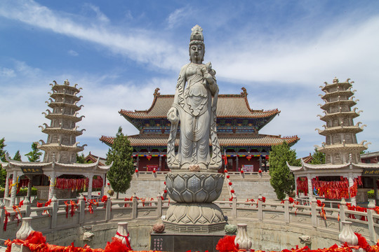 山西洪洞大槐树景区广济寺