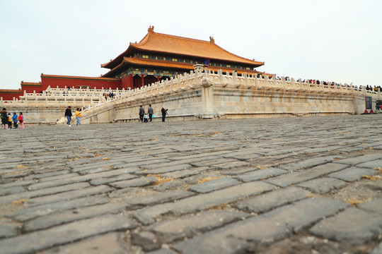 太和殿广场上古老地砖