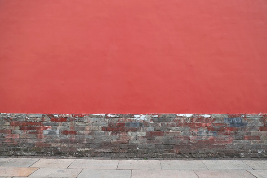 故宫的琉璃瓦红墙