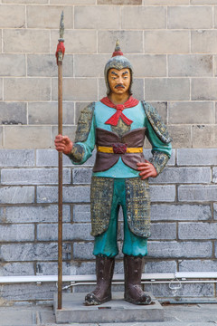 城门守卫兵雕像