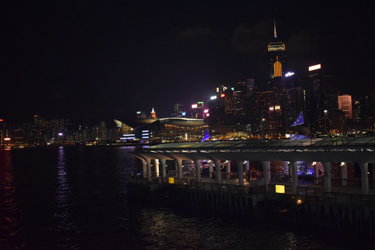 维港码头夜景