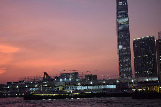 香港码头风景