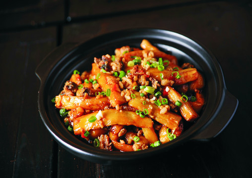 鱼香茄子煲