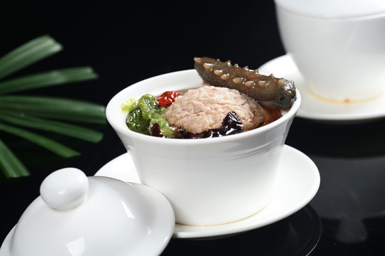 昆布海藻炖辽参