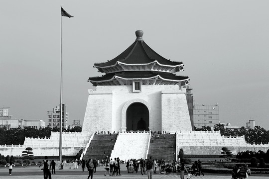 台北中正纪念堂老照片
