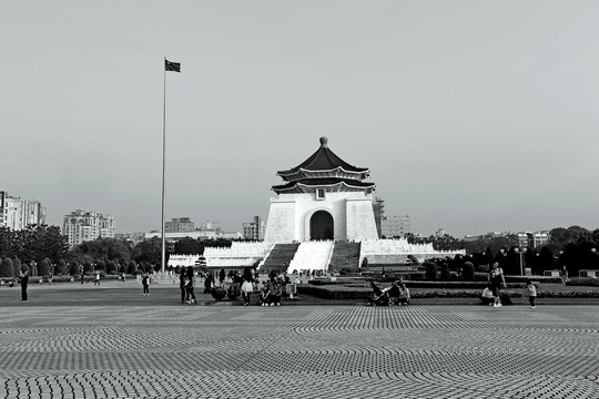 台北中正纪念堂老照片