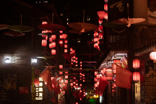 牙香街夜景