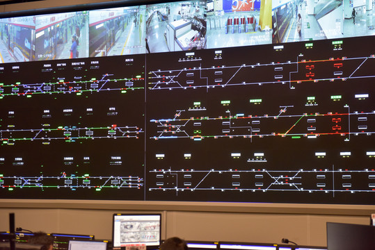 地铁控制中心