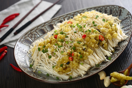 粉丝金针菇