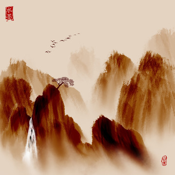 山水画