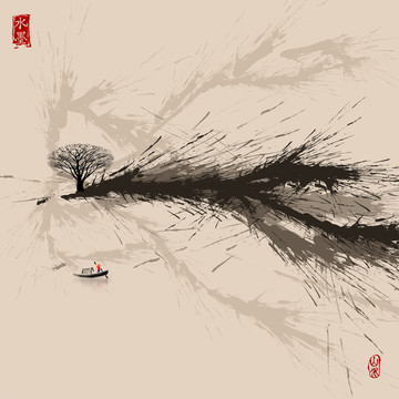 抽象意境装饰画