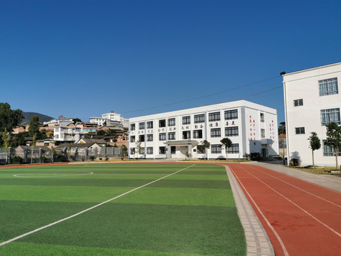 校园运动足球场
