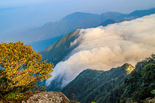 高山云海风光