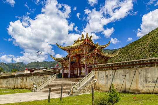 阿坝若尔盖崇尔卡茸妙舟圣寺