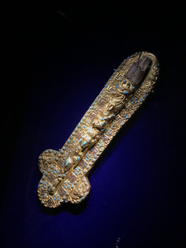 阿富汗文物短剑鞘