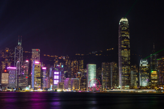 维多利亚港夜景