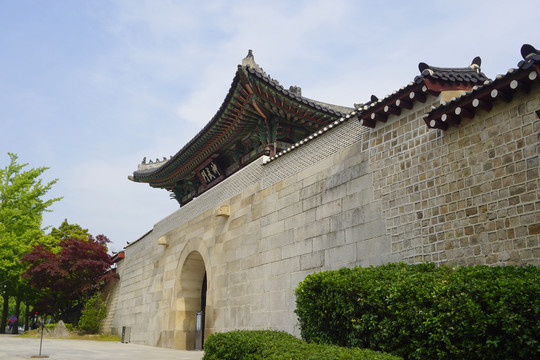 韩国景福宫的北门神武门
