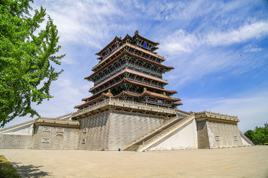 山西永济鹳雀楼