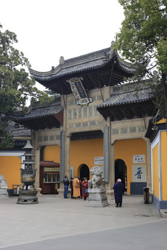 金山寺山门牌坊