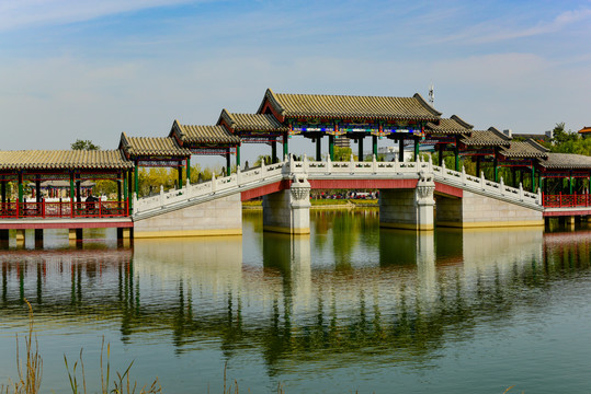 中式风雨桥