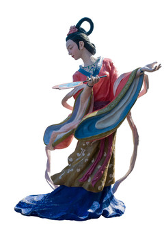 重庆巫山黄岩净坛峰景区神女塑像