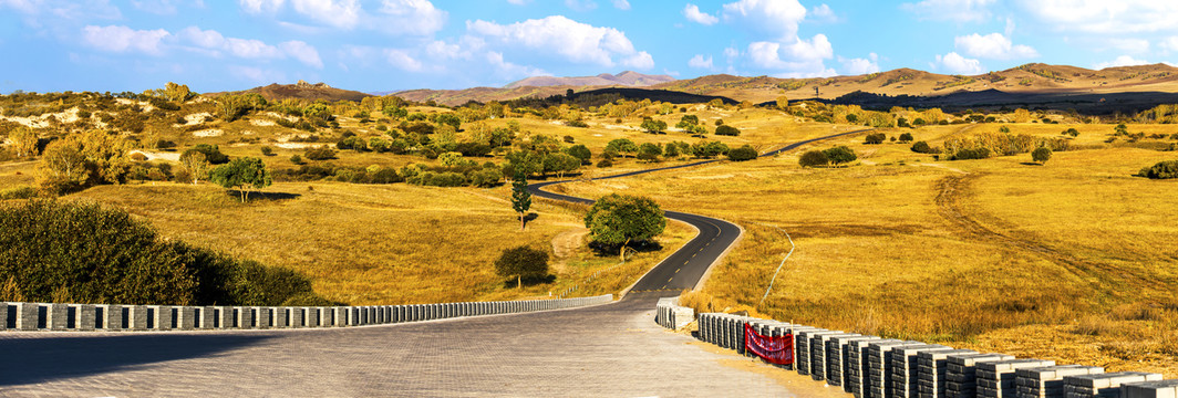 草原公路风景