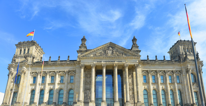 柏林德国国会大厦全景