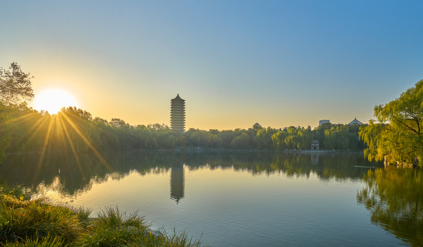 北京未名湖高清