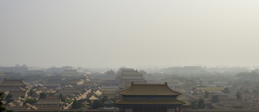 灰霾的北京