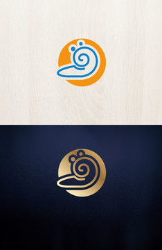 logo标志商标字体设计蜗牛