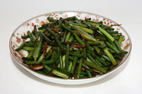 蒜苗炒肉