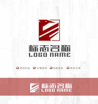 CF字母标志凤凰logo