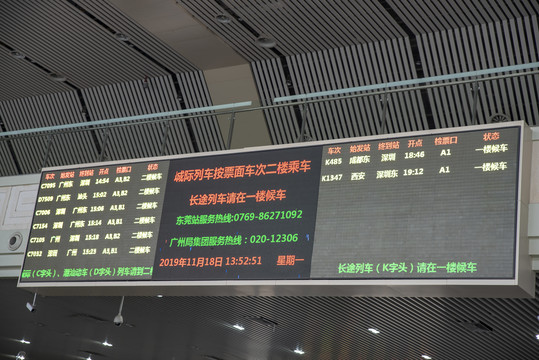 车次显示屏