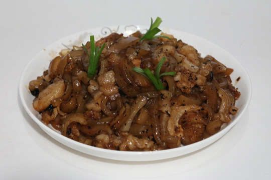 小炒猪皮