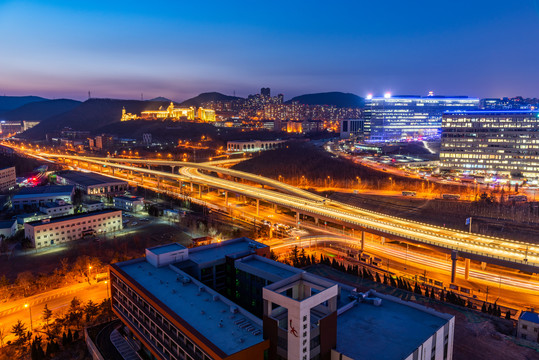 大连风光城市夜景