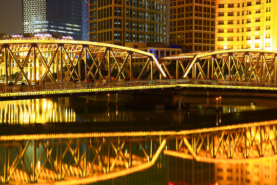 上海外白渡桥夜景